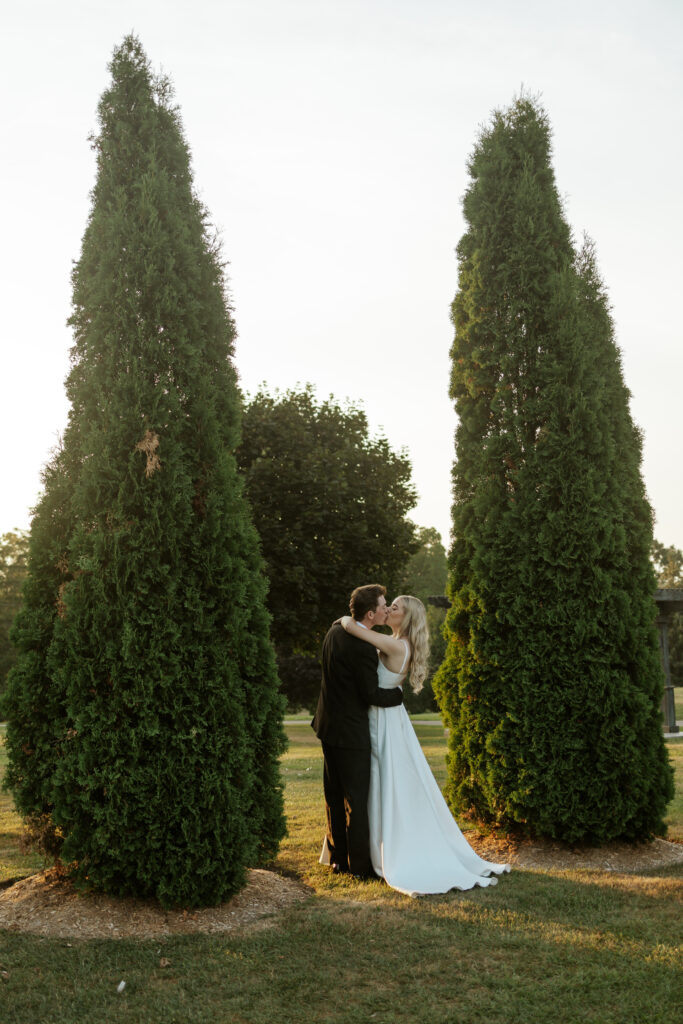 couples portraits at wedding venue St. Mary's