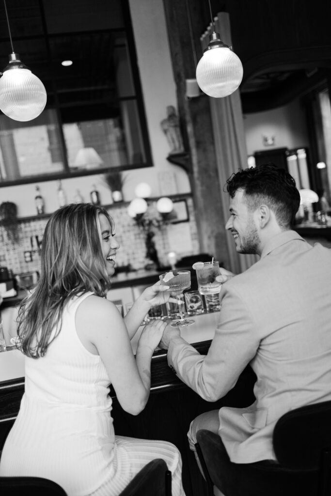 engagement photos at the french in cambridge ontario 