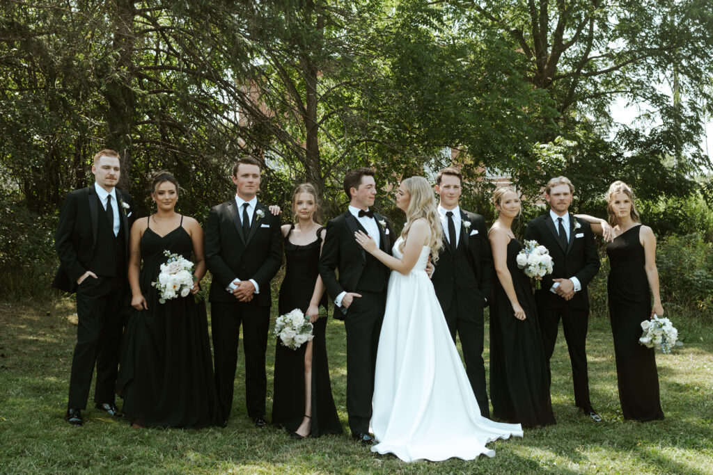 bridal party photos cambridge ontario